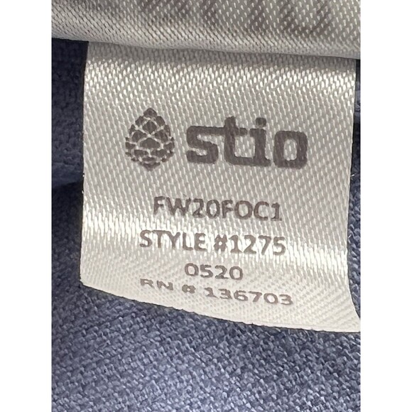 Stio Womens 8R Rivet Cord Pants Corduroy Skinny Blue Pockets Stretch 31x31 - Picture 15 of 15